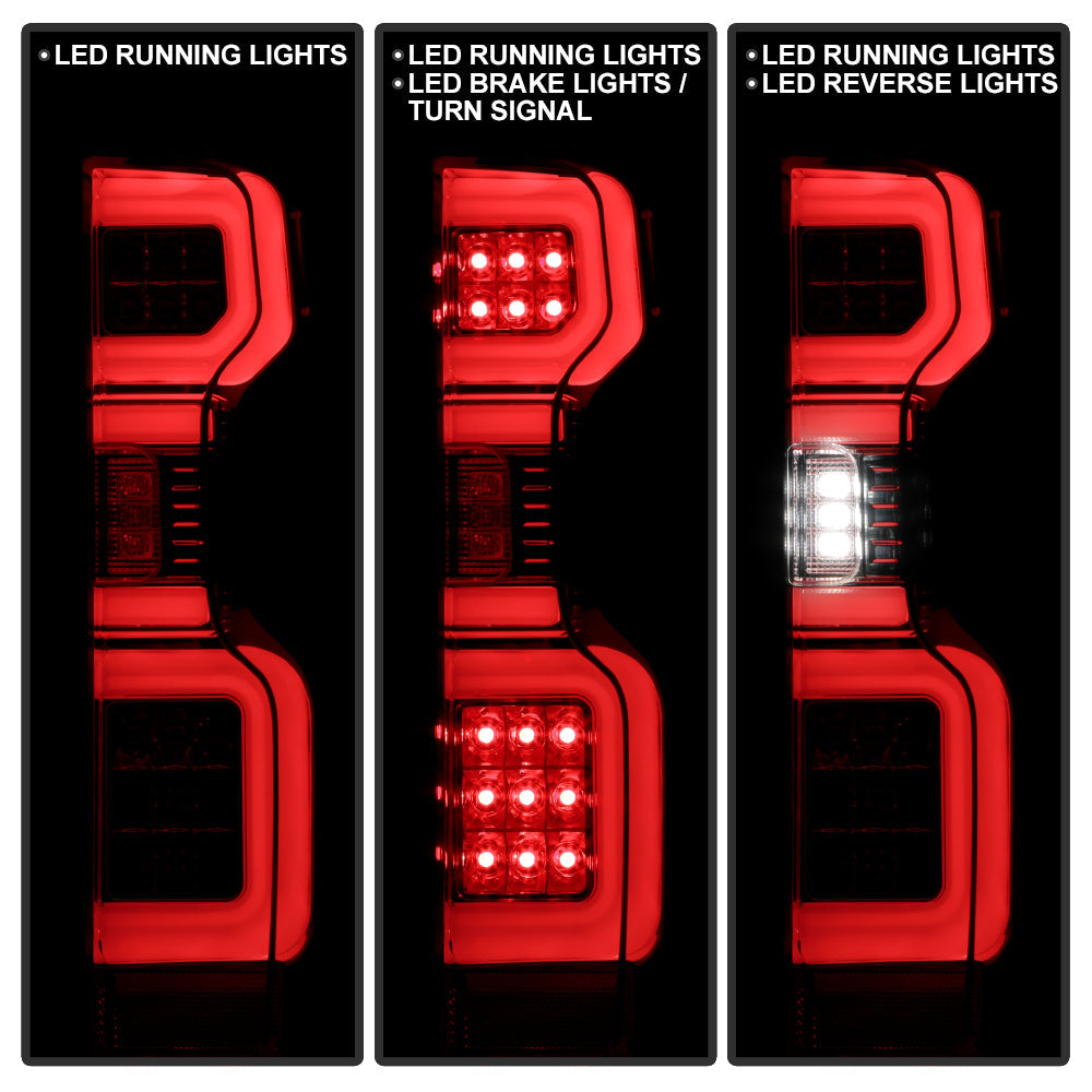 Spyder Chevy Silverado 19-20 (Do Not Fit Halogen Model) LED Tail Light - Chrome ALT-YD-CS19LED-C 5087287