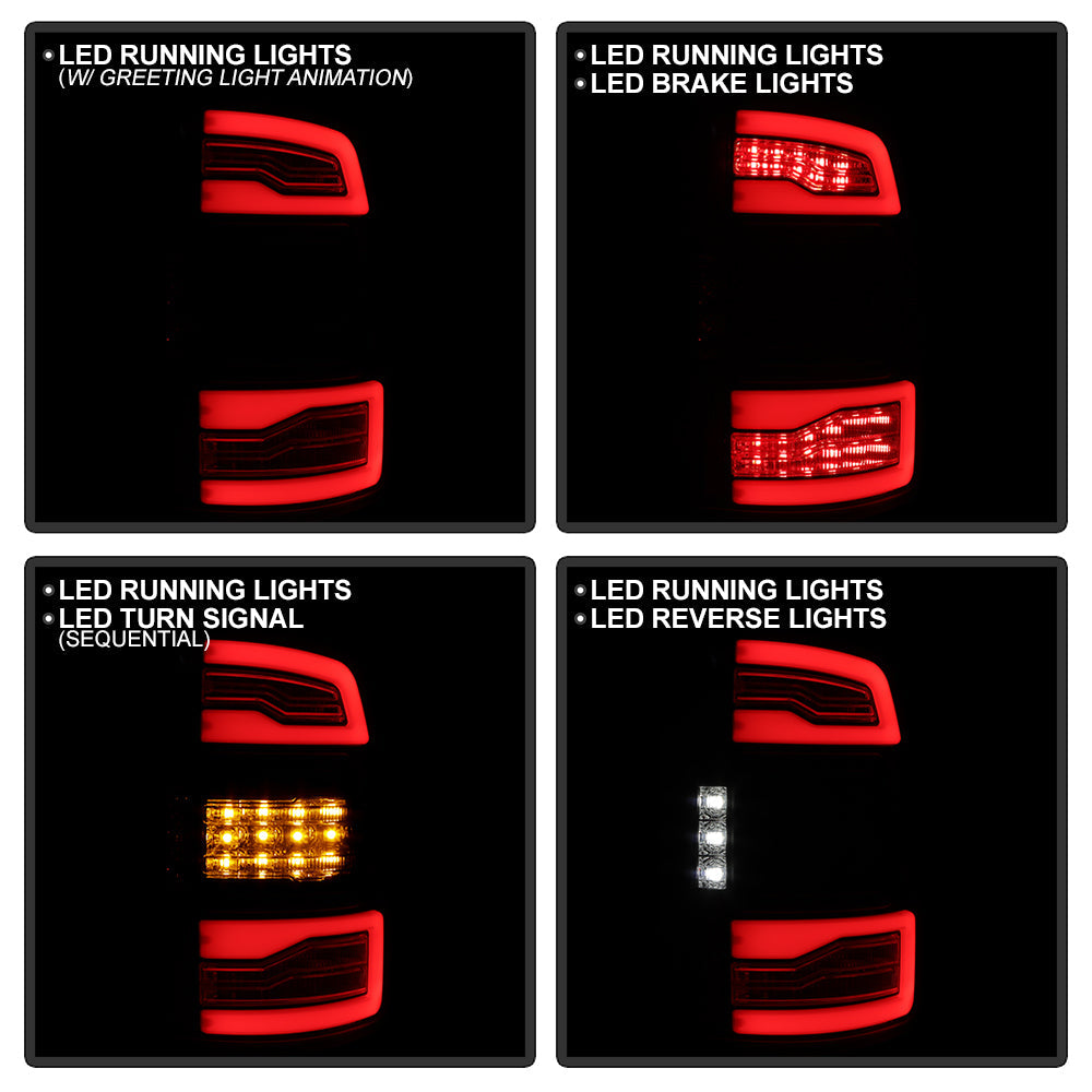 SPYDER 19-24 Dodge Ram 2500/3500 HD Incandescent Bulb Tail Lights 5089403