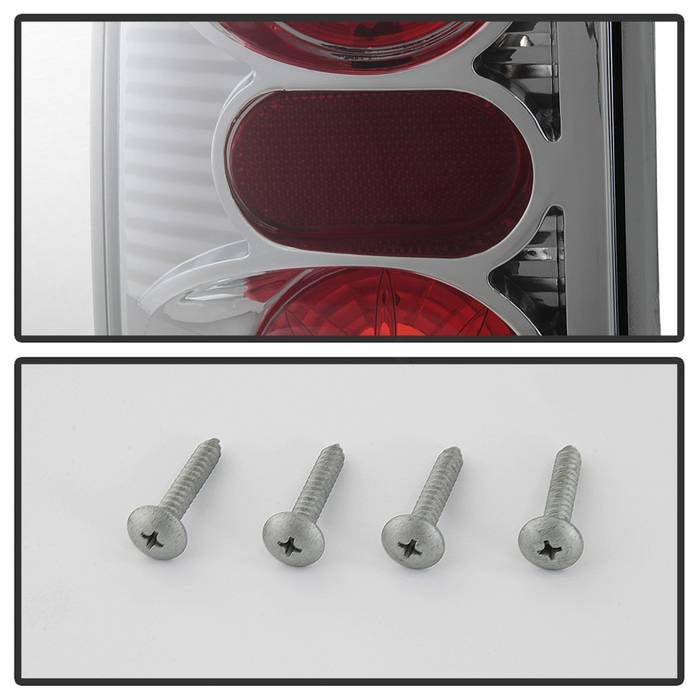 Spyder Dodge Ram 02-06 1500/Ram 2500/3500 03-06 Euro Style Tail Lights Chrome ALT-YD-DRAM02-C 5002532