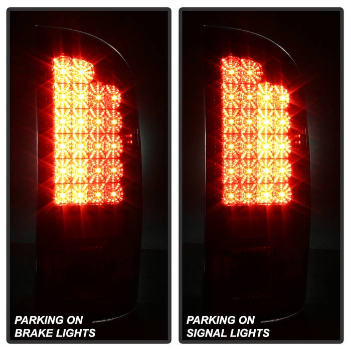 Spyder Dodge Ram 02-06 1500/Ram 2500/3500 03-06 LED Style Tail Lights Smoke ALT-YD-DRAM02-LED-SM 5002594