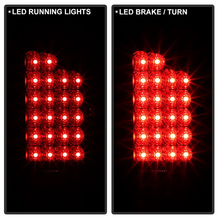 Spyder Dodge Ram 07-08 1500/Ram 07-09 2500/3500 LED Tail Lights Black ALT-YD-DRAM06-LED-BK 5002617
