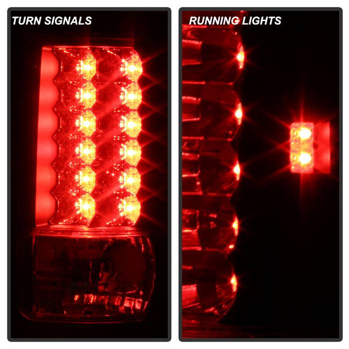 Spyder Ford F150 Styleside 04-08 (Not Fit Heritage & SVT)LED Tail Lights Black ALT-YD-FF15004-LED-BK 5003249