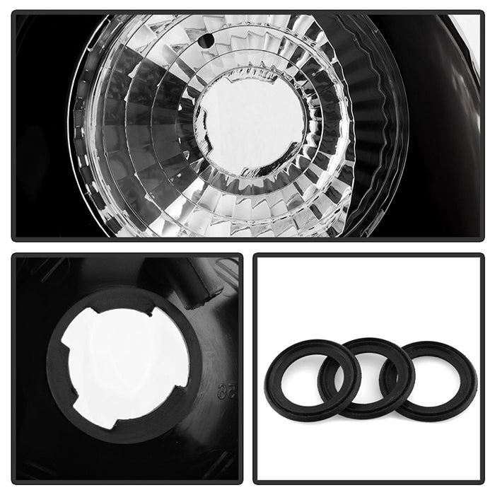 Spyder Ford F150 Flareside 97-03 Euro Style Tail Lights Black ALT-YD-FF15097FS-BK 5003379