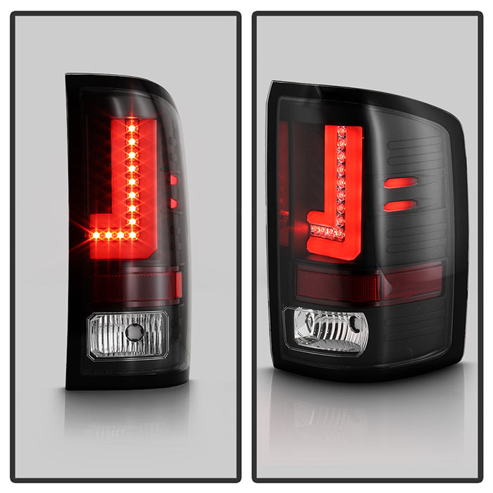 Spyder GMC Sierra 14-16 LED Tail Lights Black ALT-YD-GS14-LBLED-BK 5080660