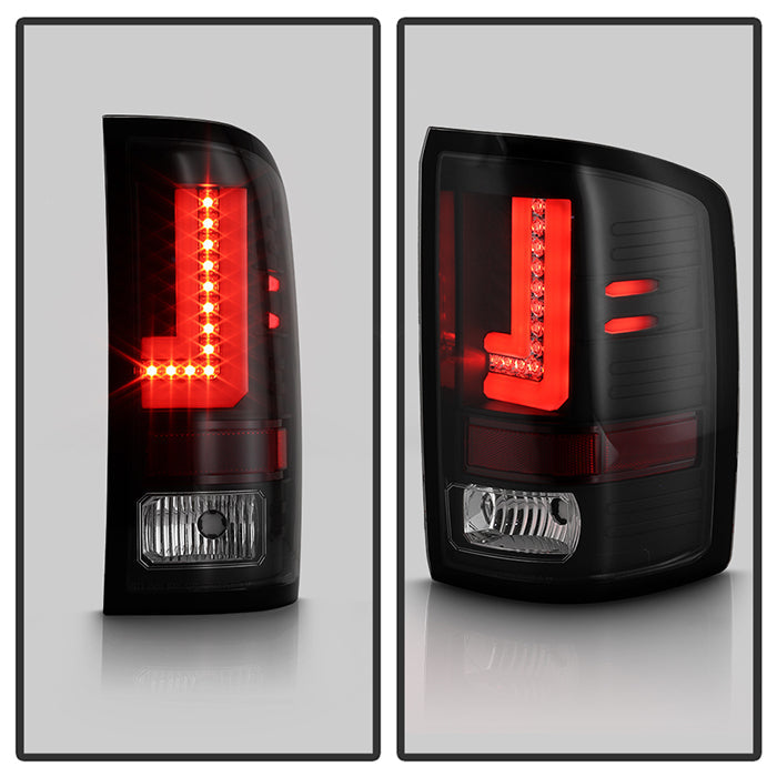 Spyder GMC Sierra 14-16 LED Tail Lights Black Smoke ALT-YD-GS14-LBLED-BSM 5080707