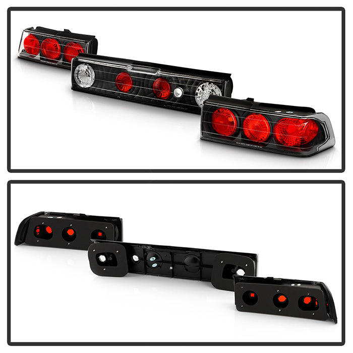 Spyder Honda CRX 88-91 Euro Style Tail Lights Black ALT-YD-HCRX88-BK 5005120