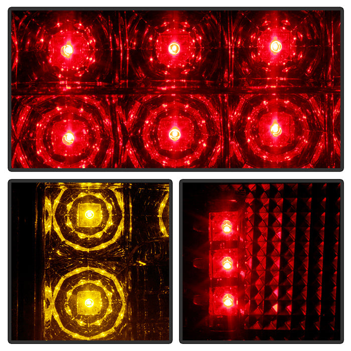 Spyder Porsche Cayenne 03-07 LED Tail Lights Black ALT-YD-PCAY03-LED-BK 5007063
