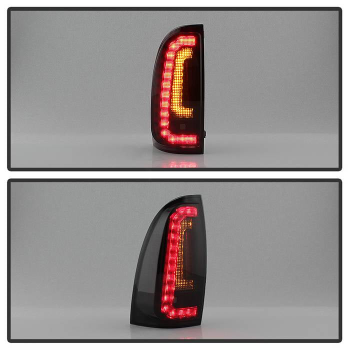 Spyder 05-15 Toyota Tacoma LED Tail Lights (Not Compatible w/OEM LEDS) - Smoke ALT-YD-TT05V2-LB-BSM 5085474
