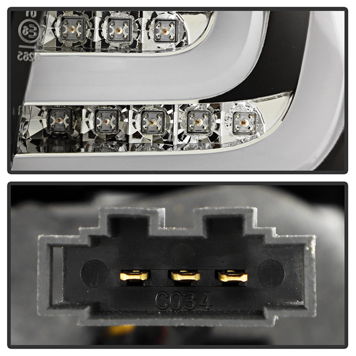 Spyder Volkswagen Golf/GTI 10-13 G2 Type With Light Bar LED Tail Lights Black ALT-YD-VG10-LED-G2-BK 5071767