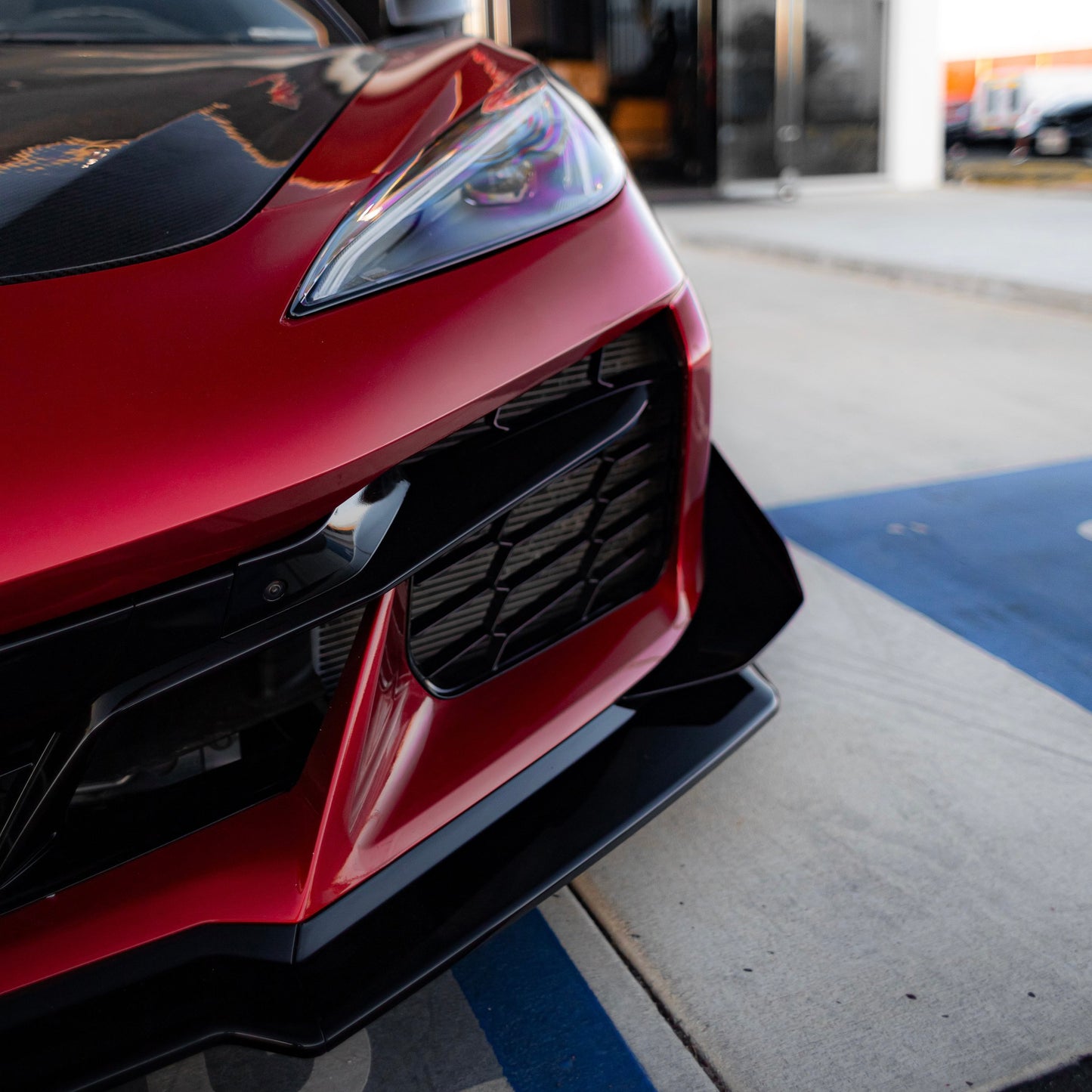Corvette C8 Stingray to Z06 Full Front Bumper Conversion Kit (Track Package 15pcs)