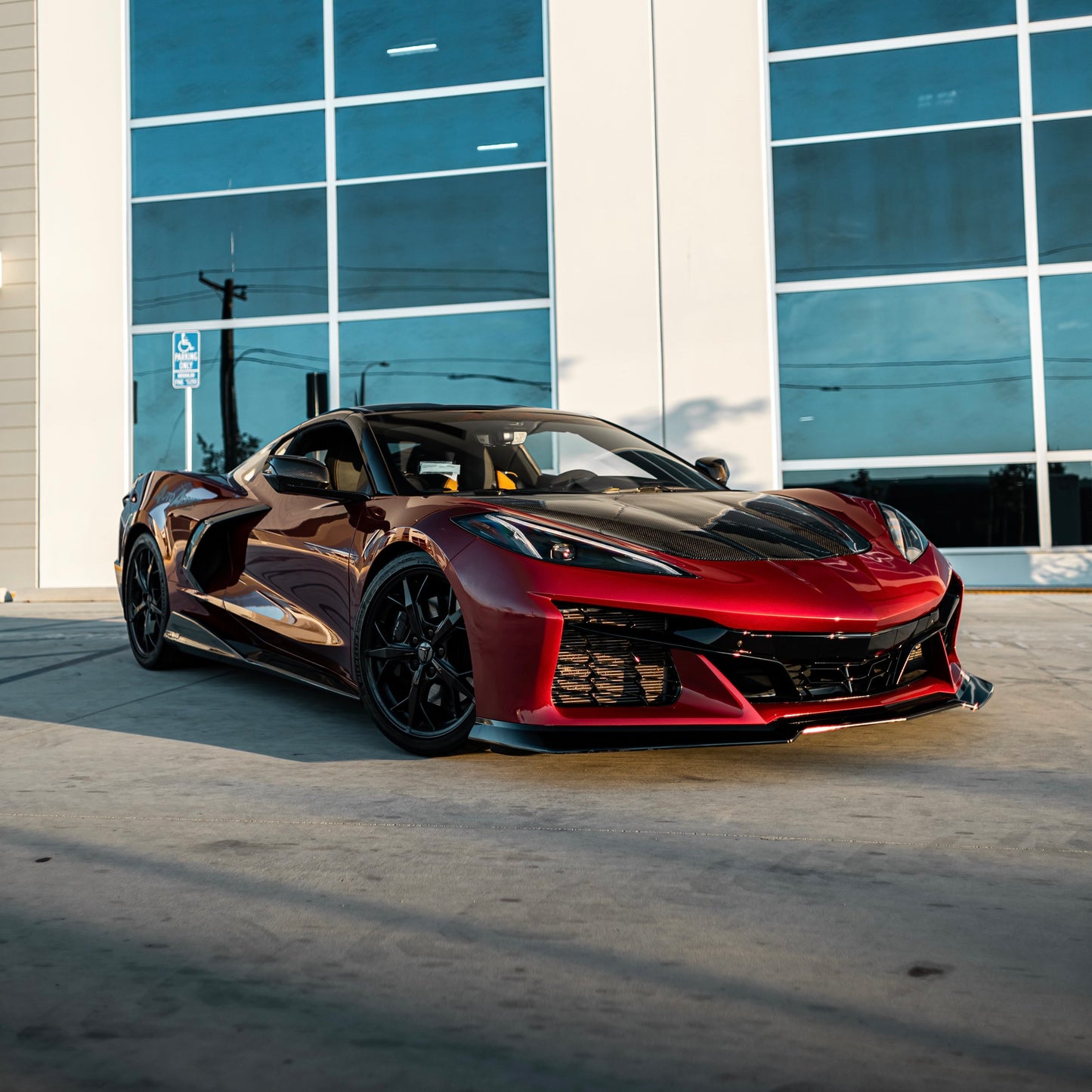 Corvette C8 Stingray to Z06 Full Front Bumper Conversion Kit (Track Package 15pcs)