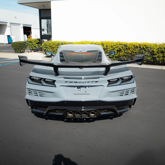 2023+ Corvette C8 Z06 / E-Ray / Grandsport ZR1 ZTK-style Carbon Fiber Rear Wing (1PC)