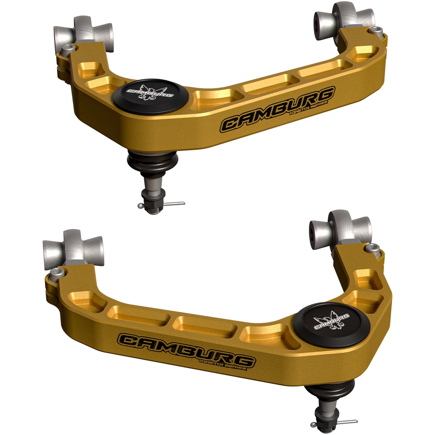 Camburg Ford F-150 21-25 KINETIK Series X-Joint XL Upper Control Arm Kit (GOLD) CAM-110235-GLD