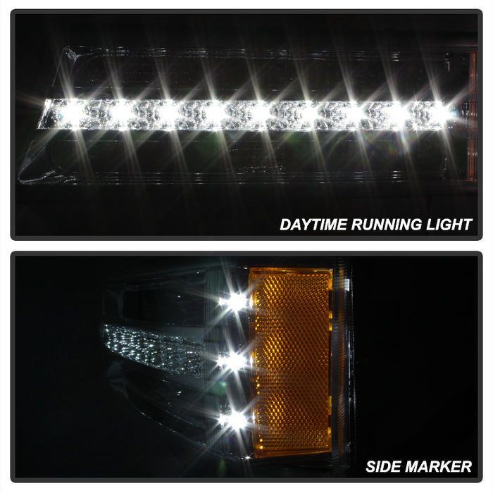 SPYDER xTune 03-06 Chevy Silverado (w/o Body Cladding) LED Bumper Lights - Chrm (CBL-JH-CSIL03-LED-C) 9032929