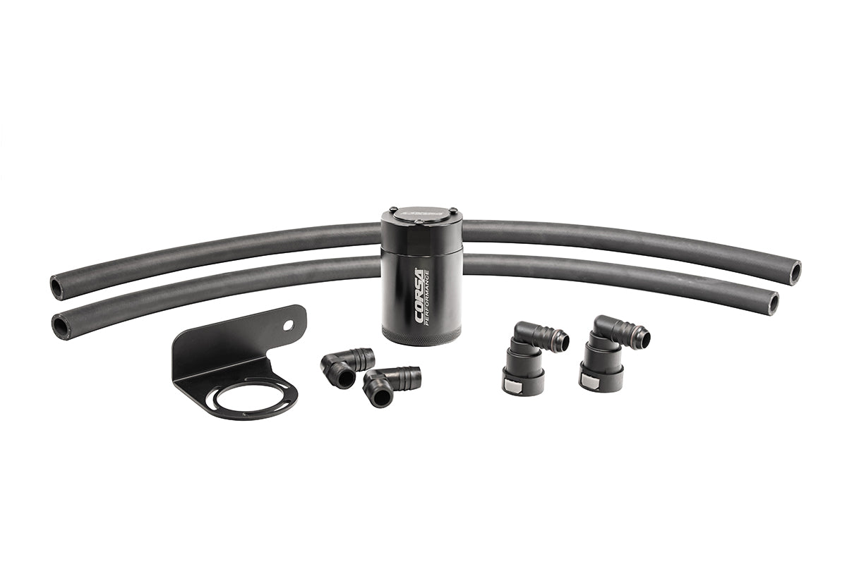 Corsa Aluminum Oil Catch Can w/ Bracket | Ford F-150 EcoBoost, Raptor, Tremor 3.5T (CC0010)