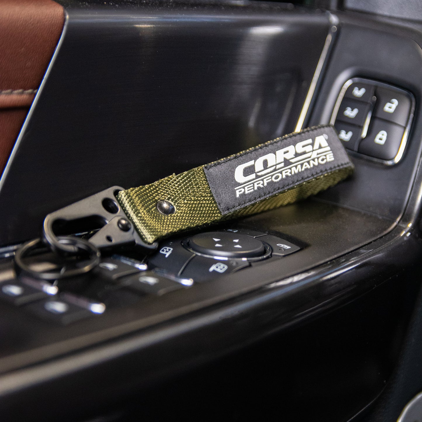 Corsa Olive Green / CORSA Heavy Duty Keyloop | Keychain Lanyard
