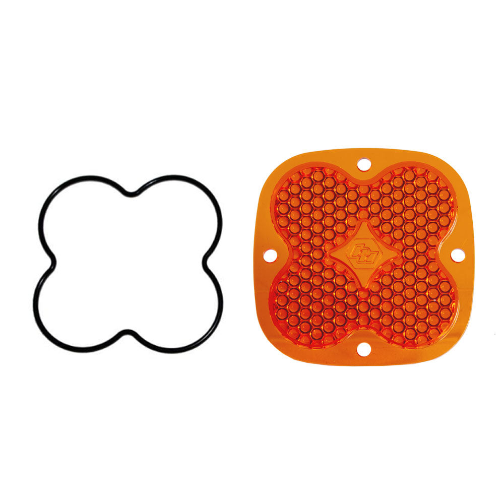 Baja Designs Squadron Work/Scene Factory Amber Lens Replacement Kit 668420