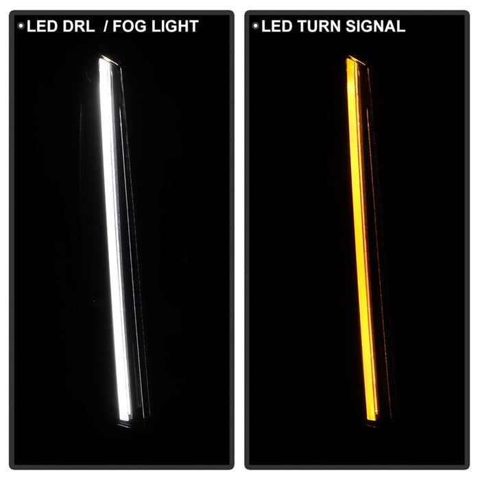 SPYDER xTune 21-24 Cadillac Escalade Front Full LED w/DRL - OE Right (FL-CAES21-LED-DRL-R) 9960406