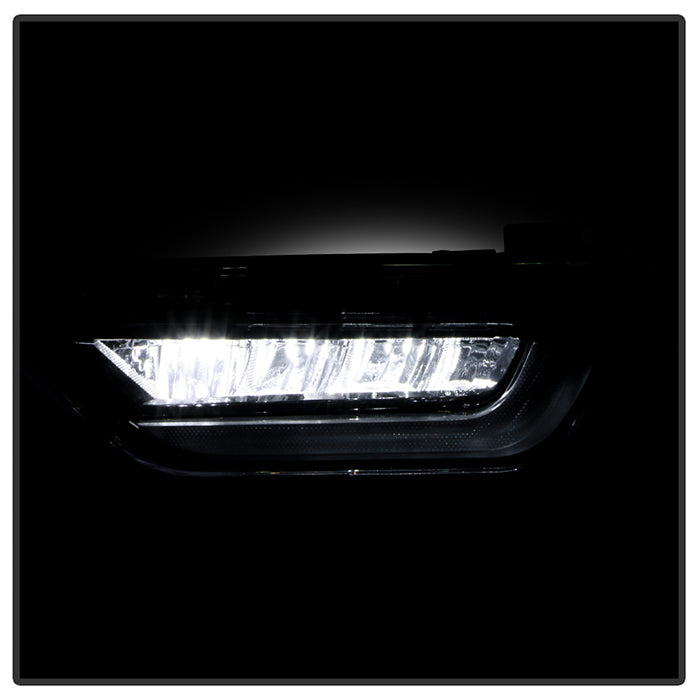 SPYDER 21-23 Ford F150 OEM Style Full LED Fog Lights w/ Switch FL-FF1502021-LED-C 9052255