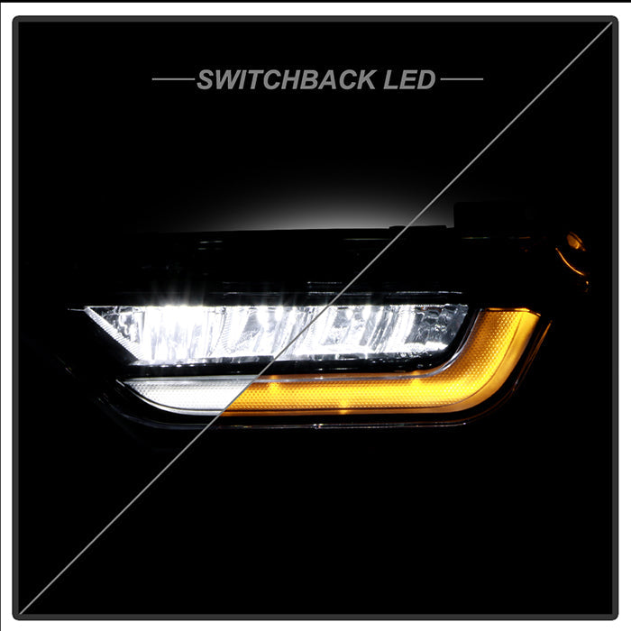 SPYDER 21-23 Ford F150 w/ Turn Signal OEM Style Full LED Fog Lights w/ Switch FL-FF1502021-LED-T-C 9052262