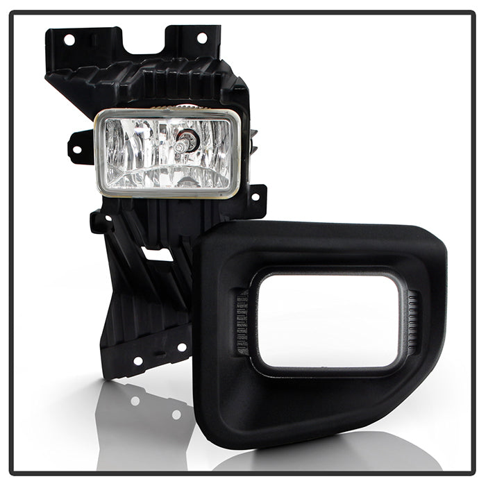 SPYDER 20-22 Ford F250/F350 SD OEM Style LED Fog Lights w/Switch - Clear (FL-FF25020-C) 9051128