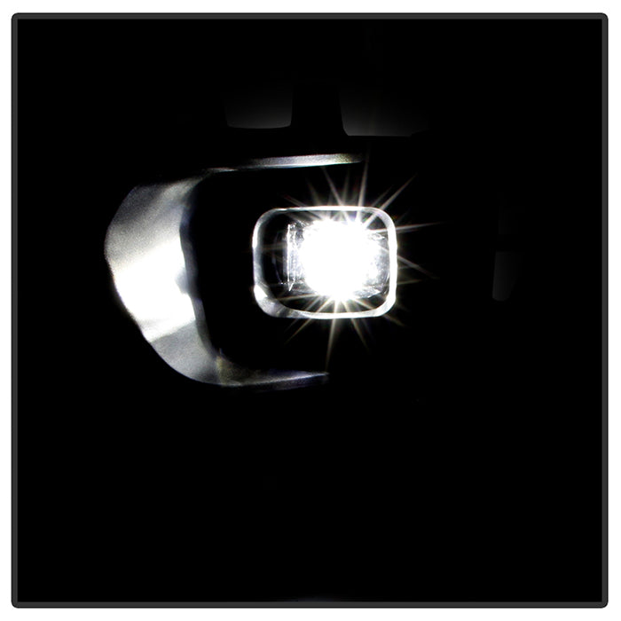 SPYDER 19-23 Ford Ranger Full LED OEM Style Fog Lights w/ Switch - Clear (FL-FR19-LED-C) 9051166