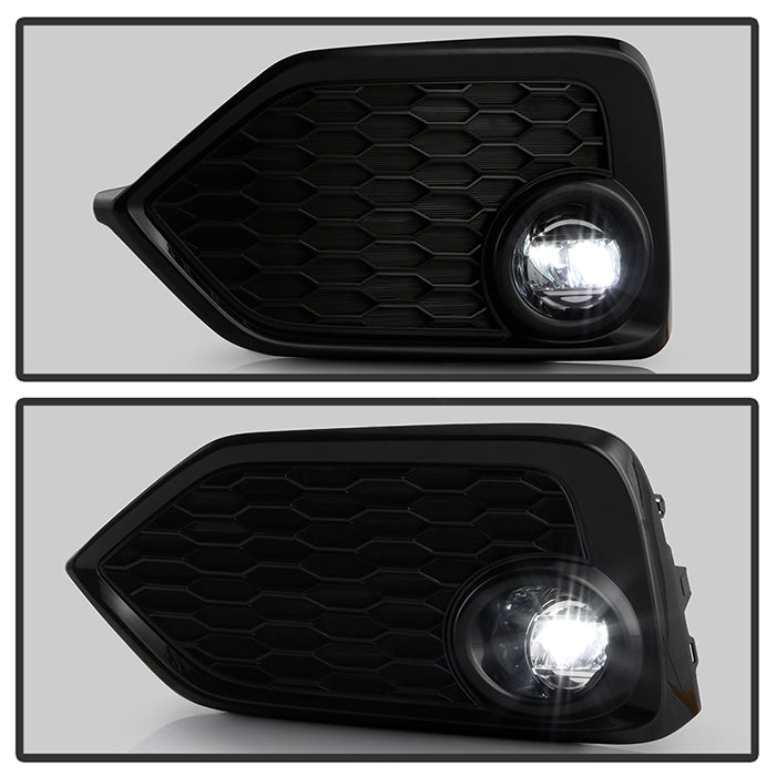 Spyder 16-17 Honda Civic Hatchback (Hatch Only) OEM LED Fog Light w/Switch - Clear (FL-HC2017-LED-C) 9043338