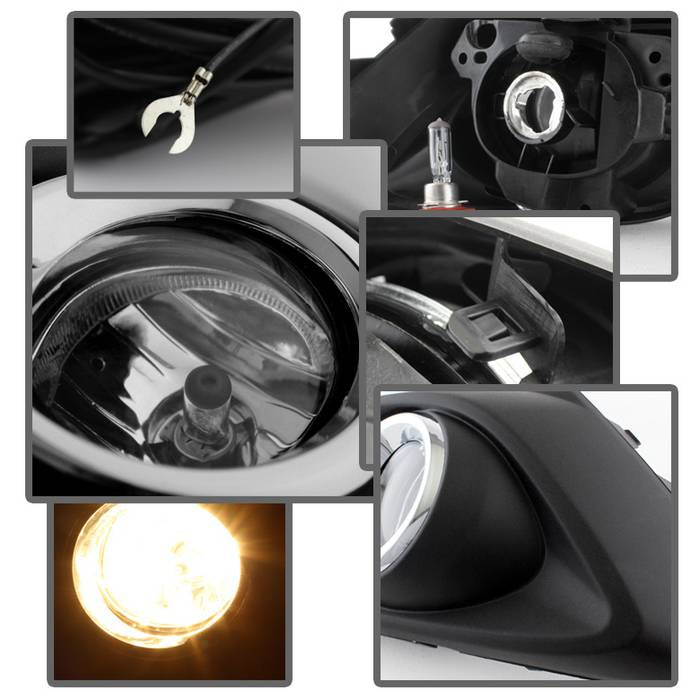Spyder Mazda 3 2014+ OEM Fog Light w/Switch- Clear FL-MM32014-C 5077776