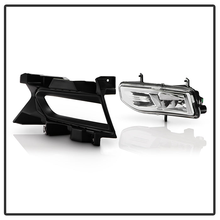 SPYDER 20-22 Nissan Versa OEM Fog Lights w/ Switch - Clear (FL-NV20-C) 9052248