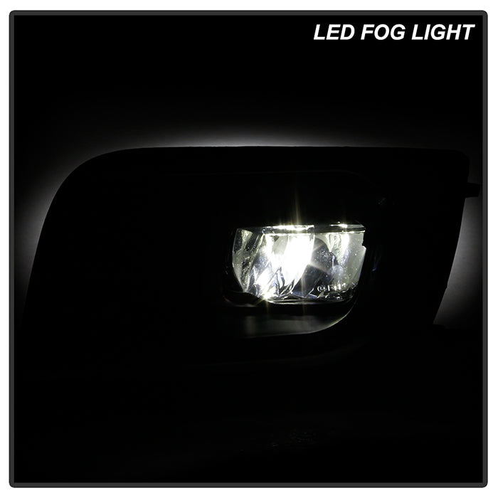 Spyder Toyota Sequoia 2018-2020 OEM Style LED Fog Lights w/OEM Fit Switch - Clear 5087140