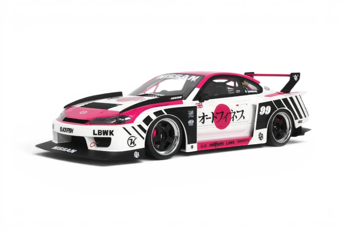GT Spirit 2025 Nissan Silvia S15 LB Super Silhouette #99 LB Works Pink 1:18