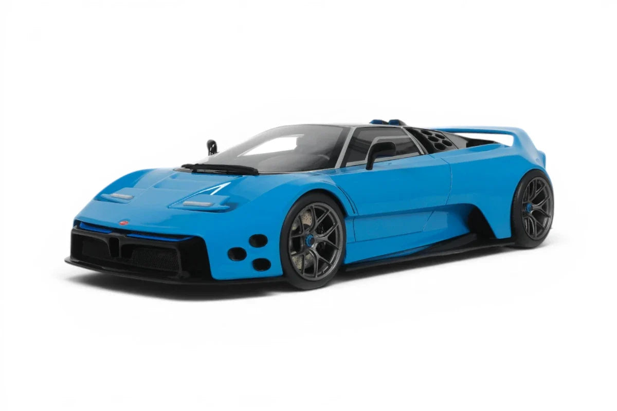 GT Spirit 2025 Bugatti EB110K Khyzyl Saleem French Racing Blue 1:18