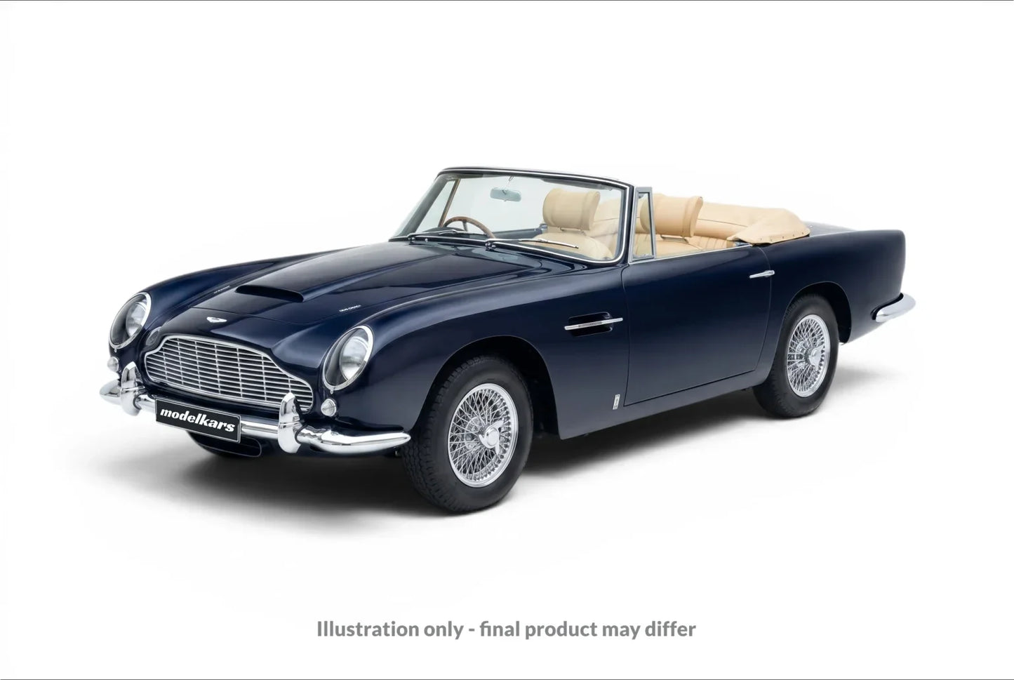 GT Spirit 1965 Aston Martin DB5 Volante Midnight Blue 1:12