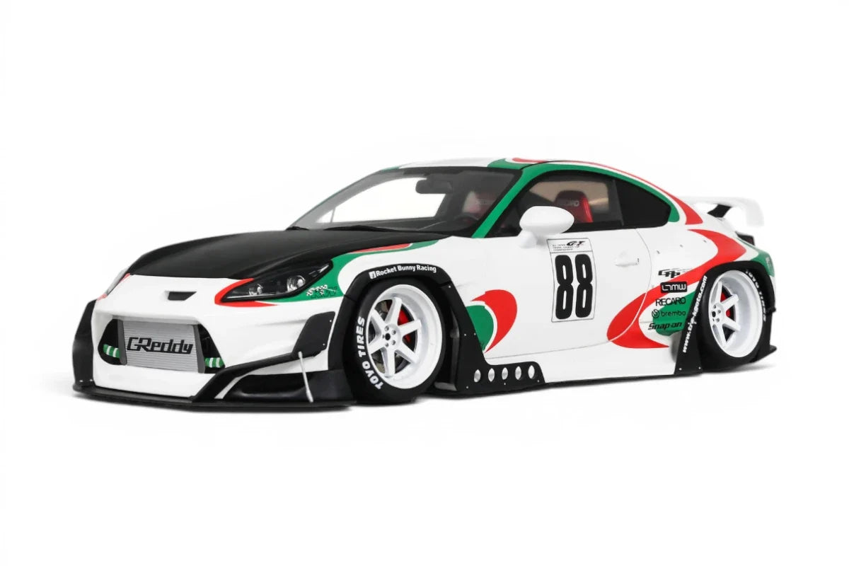 GT Spirit 2026 Toyota GR86 Pandem Castrol Oil #88 White 1:18
