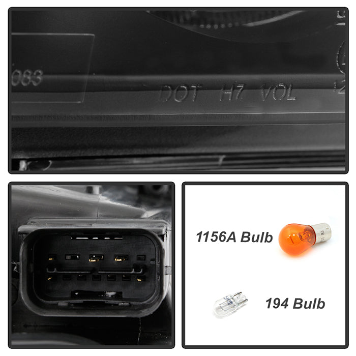 SPYDER 06-08 BMW E90 Sedan Halogen Model Only OEM Style Headlights - Right and Left 9050015