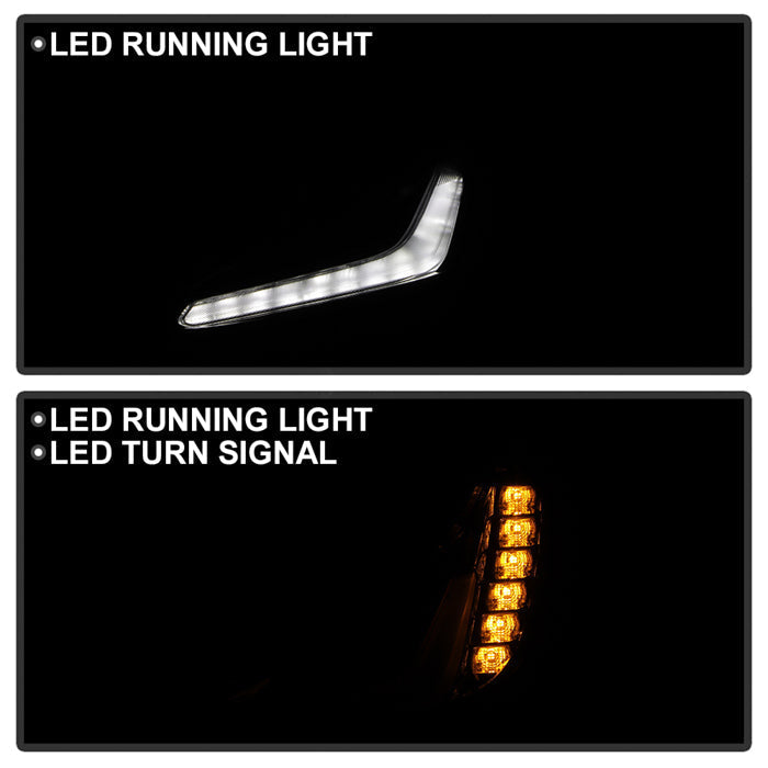 SPYDER xTune 14-18 Chevy Corvette Xenon HID LED DRL Headlight - OE Left (HD-JH-CCORV14-HID-OE-L) 9960161