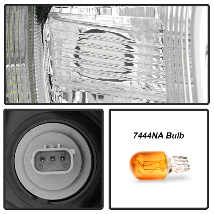SPYDER xTune 17-20 Chevy Sonic Halogen w/LED DRL Projector Headlight - OE Right (HD-JH-CSON17-OE-R) 9960192
