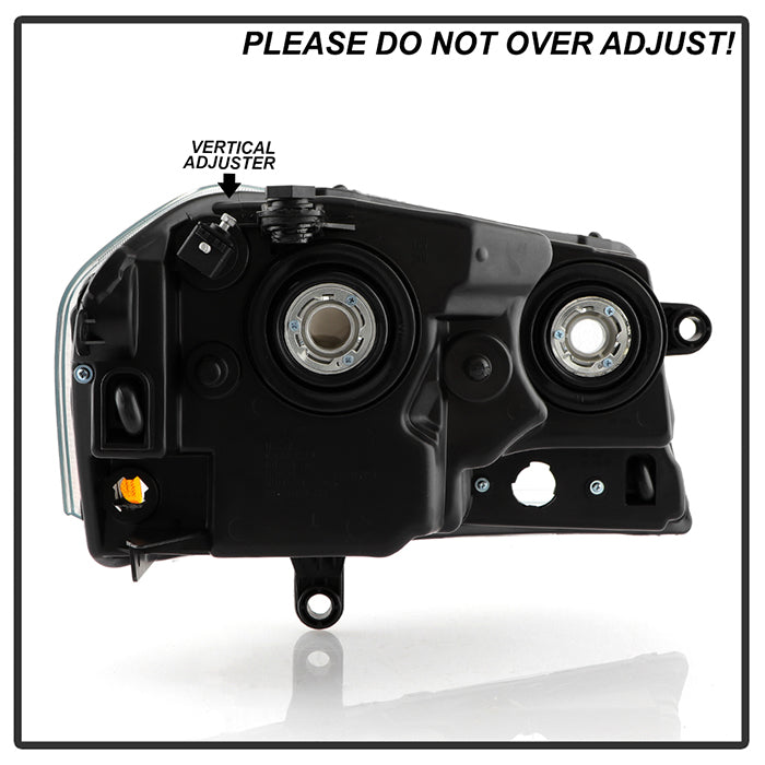 SPYDER Xtune Dodge Avenger 08-14 Crystal Headlights Black HD-JH-DA08-AM-BK 9025297