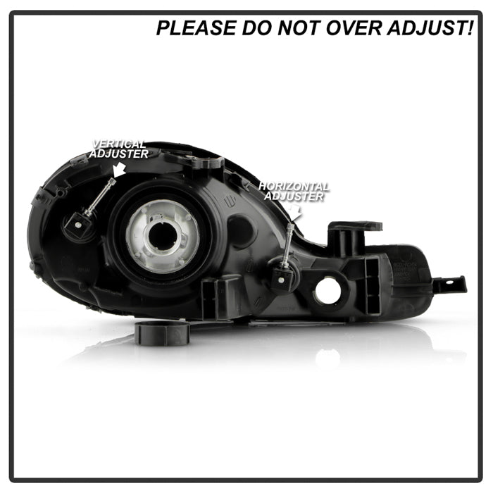 SPYDER 00-02 Dodge Neon OEM Style Headlights w/ Signal Lights - Set - Chrome (HD-JH-DN00-C) 9054723