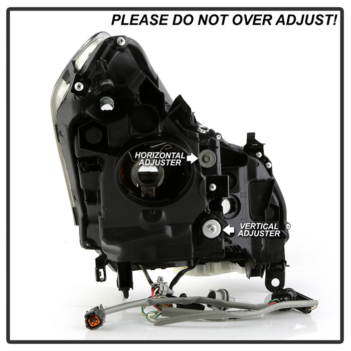 SPYDER XTune 10-15 Infiniti G25/G37 4Dr Sedan (Fit HID) Headlight Left (HD-JH-IG3710-4D-HID-L) 9949951