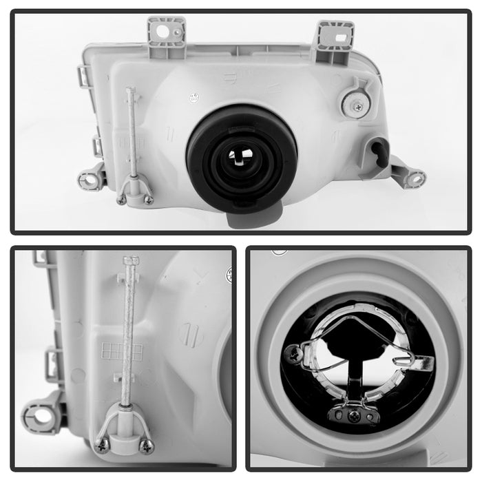 SPYDER Xtune Kia Sportage 98-02 Crystal Headlights Chrome HD-JH-KIASP98-C 9025525