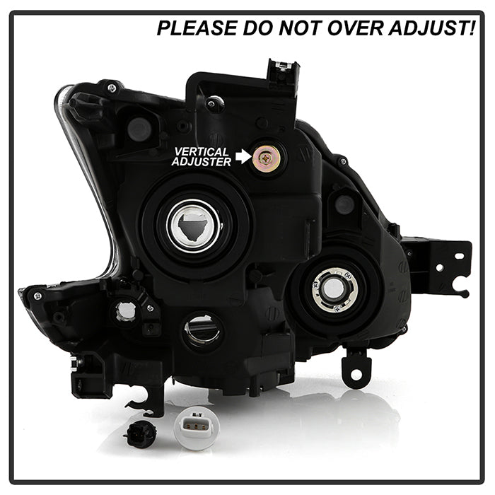 SPYDER xTune 09-14 Nissan Maxima Halogen ONLY (No HID) OEM Style Headlights - Black HD-JH-NM09-AM-BK 9035494