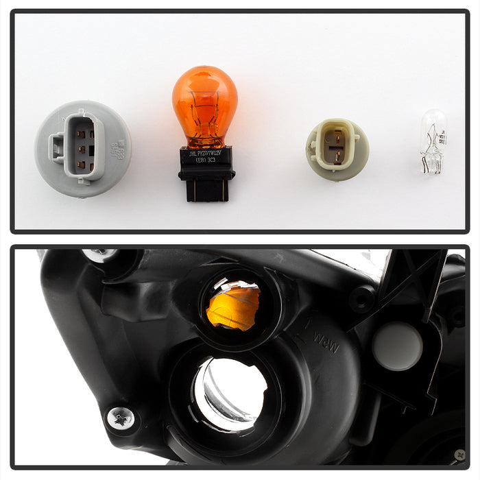 SPYDER xTune Toyota Corolla 2009-2010 OEM Style Headlights - Black HD-JH-TCO09-AM-BK 9035906