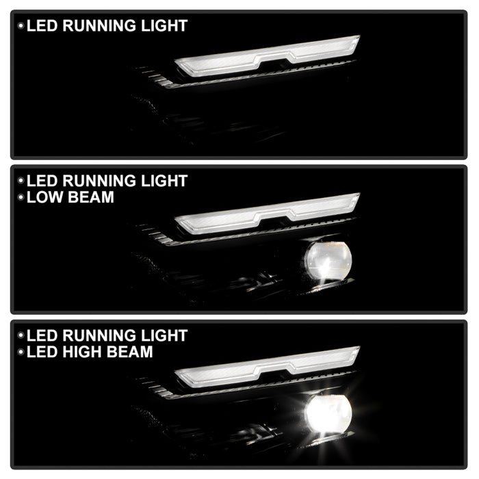 SPYDER 22-24 Toyota RAV4 LED High Low Beam w/Halogen Bulb Headlight- Left(HD-JH-TRAV422-LED-OE-L) 9959479