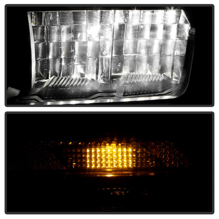 SPYDER Xtune 22-24 Toyota Tundra Black Housing Full LED Headlight - OE Black Set (HD-JH-TTU22-LED-AM-BK) 9956836