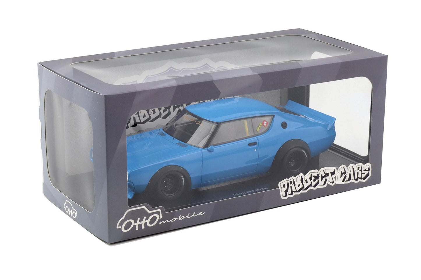 Otto 1971 Nissan Skyline 2000 GT-R (KPGC10) 2024 LB-Works Blue 1:18