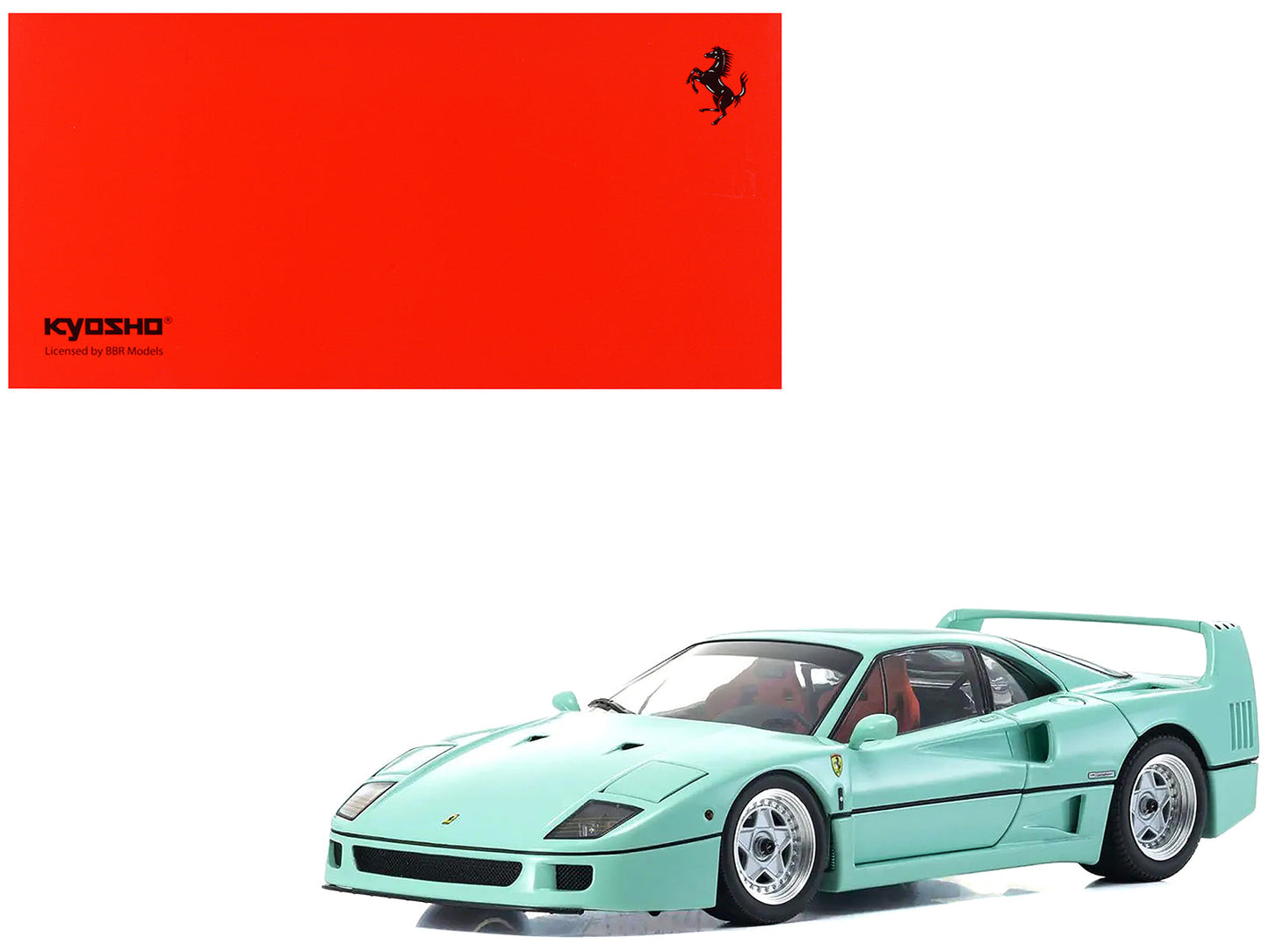 Ferrari F40 Mint Green 1/18 Diecast Model Car by Kyosho free shipping USA