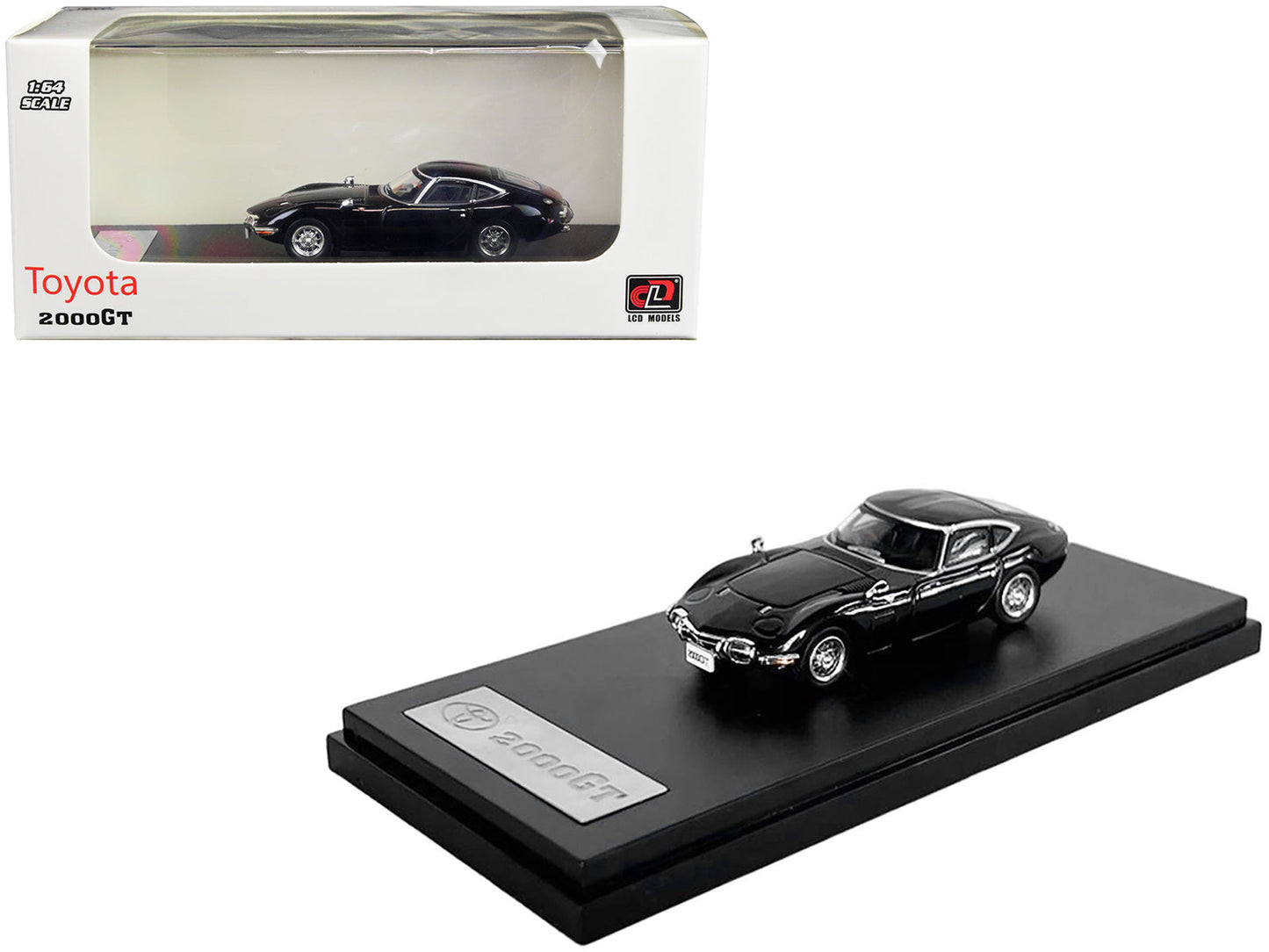 Toyota 2000GT RHD (Right Hand Drive) 1/64 Diecast Model Car by LCD Models free shipping USA