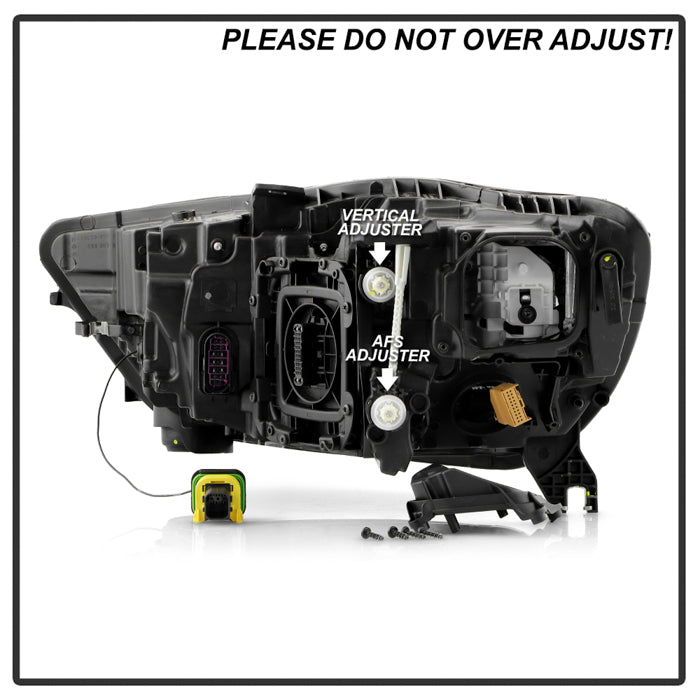 SPYDER 16-18 Audi A6 Right LED Headlight (PRO-JH-AA616-FLED-OE-R) 9959134
