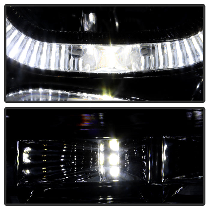 SPYDER Xtune Ford F150 09-14 Projector Headlights Halogen Model Only LED Halo Chrome PRO-JH-FF15009-CFB-C 9032240